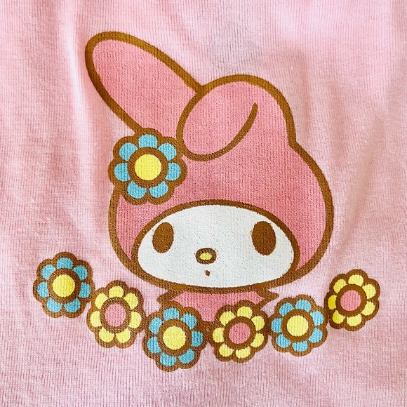 Sanrio x Bioworld My Melody Graphic Print Baby Tee - Picture 4 of 5